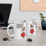 Magic mug with Little My is a wonderful personalised mug for a woman or girl. I wake up more beautiful every day. Little My mug, magic mug, Little My mug, mug for a woman, personalised Little My mug, Little My, Moomin, magic mug.