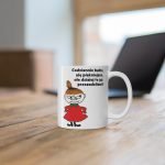 Magic mug with Little My is a wonderful personalised mug for a woman or girl. I wake up more beautiful every day. Little My mug, magic mug, Little My mug, mug for a woman, personalised Little My mug, Little My, Moomin, magic mug.